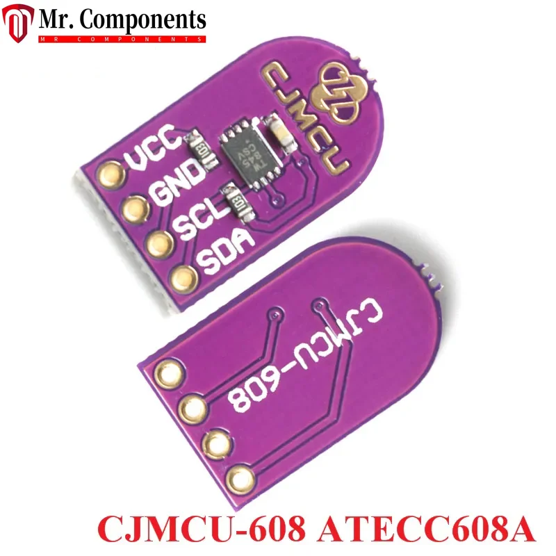 1PC CJMCU-608 ATECC608A Cryptographic Password Key Memory Storage Random Number Generator Signature/Encryption/Decryption Module