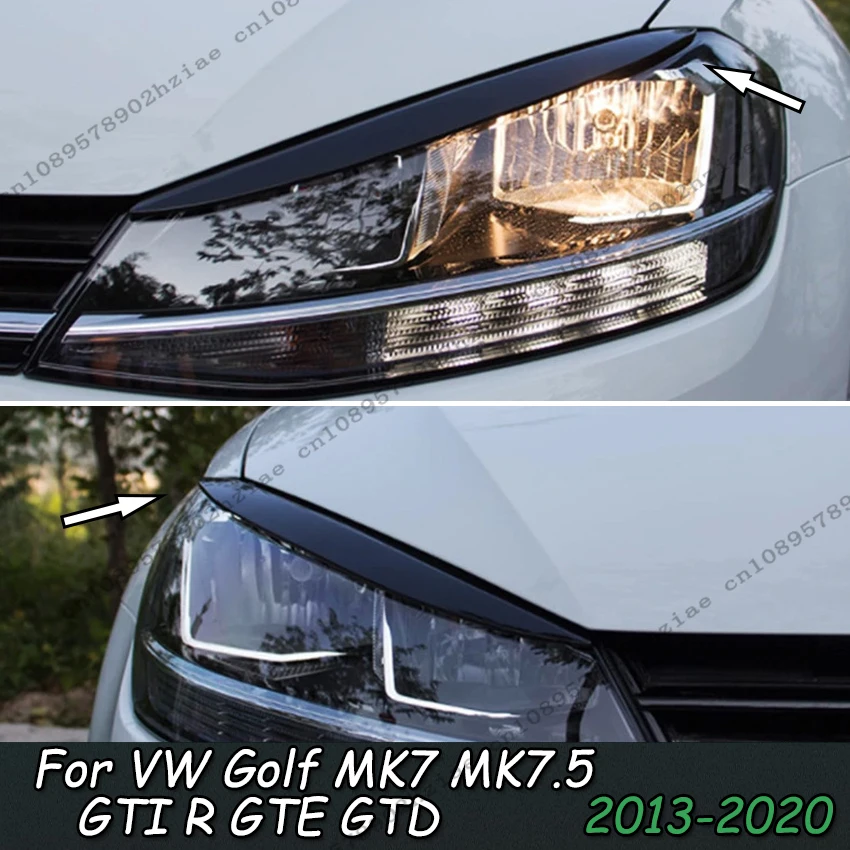 

Автомобильные наклейки на брови для VW Golf 7 7,5 MK7 MK7.5 GTI R GTE GTD 2013-2020, улучшенные комплекты для кузова Visual Beauty