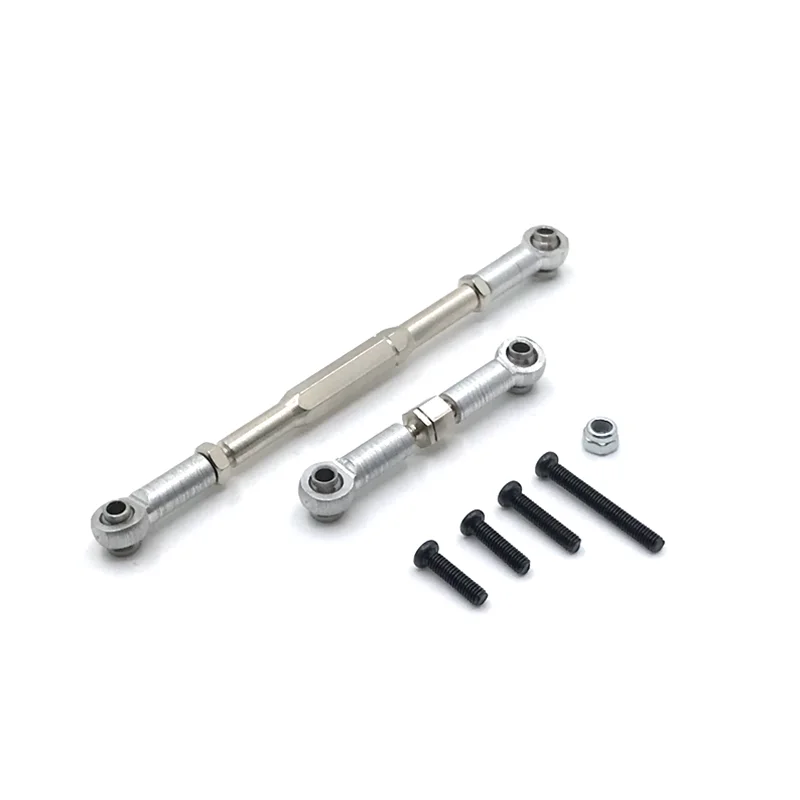 Metal Upgrade Steering Servo Rod RC Car Parts Fit For Henglong FY JJRC 1/16 WPL Remote Control Car Accessories