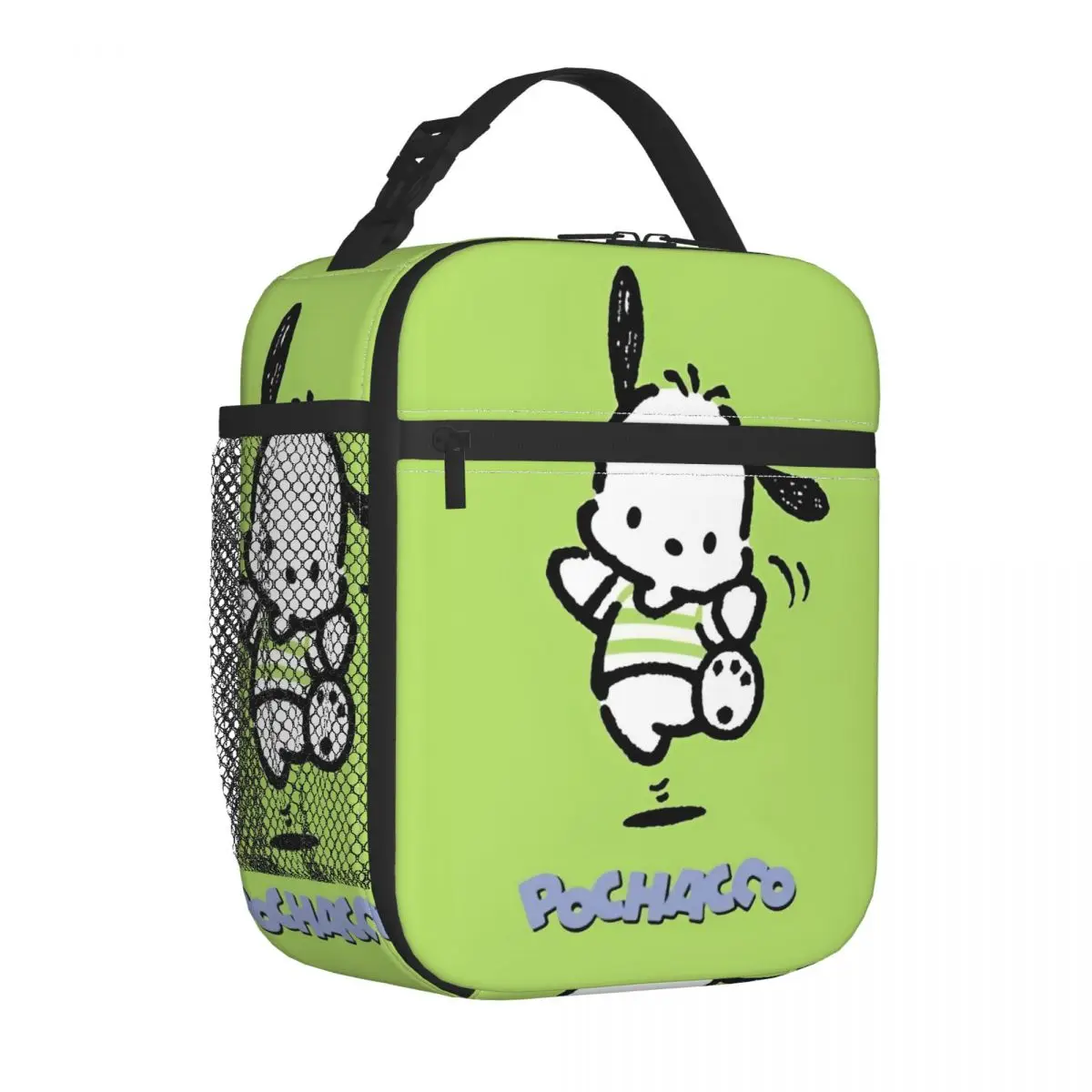 

Kawaii Cute Pochacco Insulated Lunch Bag Large Lunch Container Thermal Bag Tote Lunch Box Office Picnic Men Women