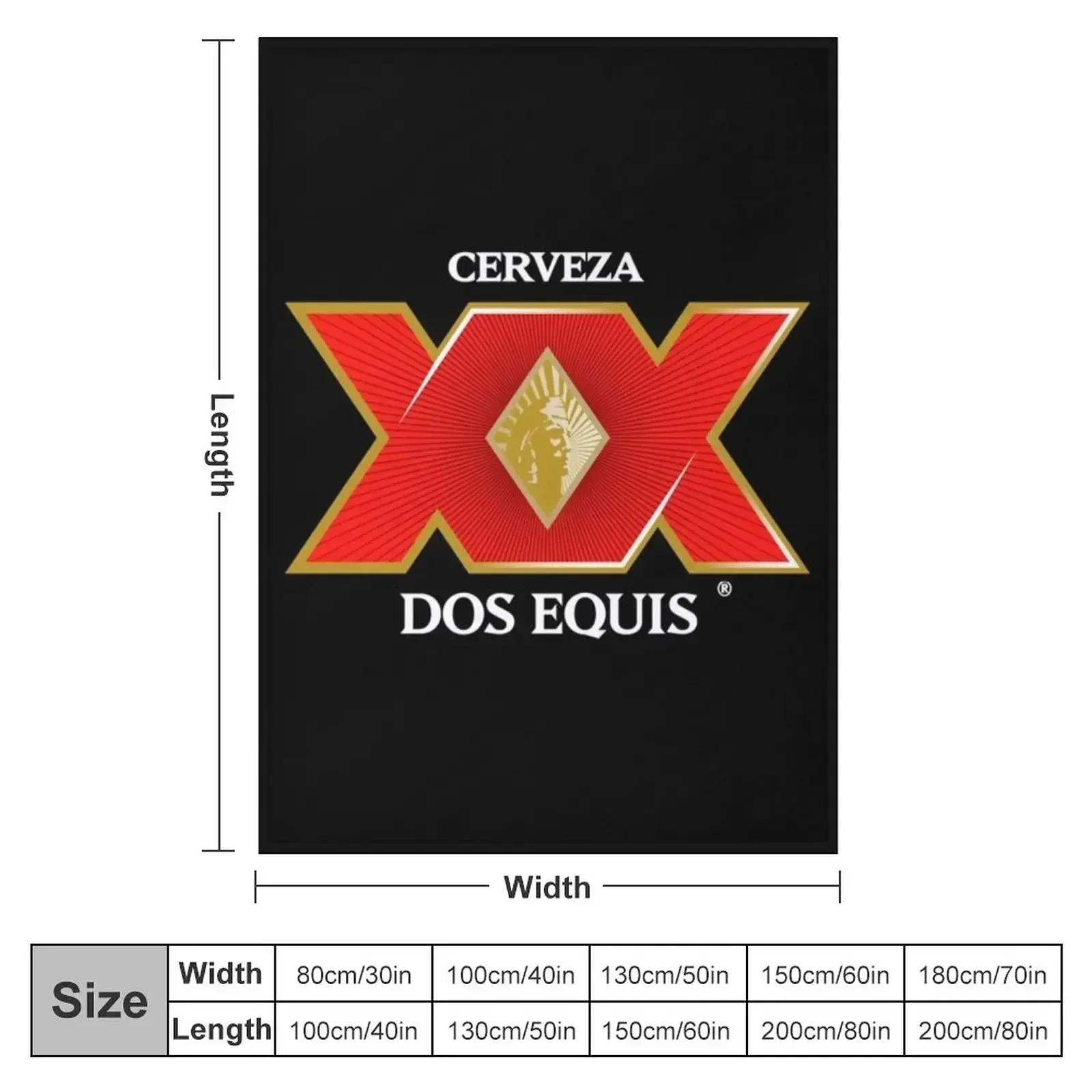 BEST TRENDING - Dos Equis Essential Throw Blanket couch cozy soft plush fuzzy picnic outdoor blanket