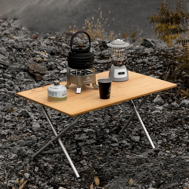 Camping Bamboo Folding Table Multifunctional Folding Table Portable Easy Storage Outdoor Dining Table New