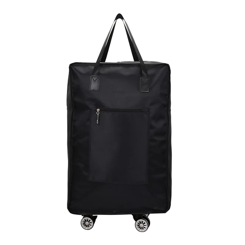 Bag on Wheels Foldable Shopping Bags Folding Shopping Pull Cart Trolley Storage Reusable Grocery Bags Outdoor Travel Luggage Bag