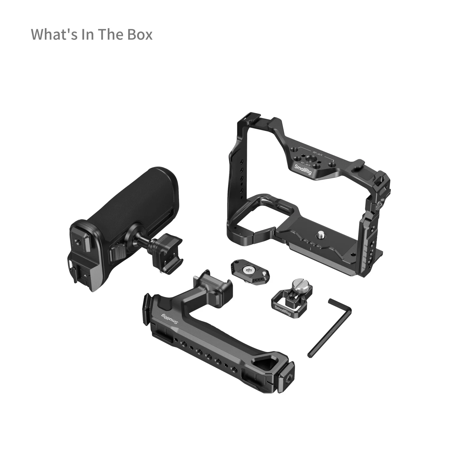 SmallRig HawkLock Quick Release Cage Kit voor Sony Alpha 7R V / A7 IV / A7S III, met bovenhandgreep/zijhandgreep/kabelklem voor HDMI