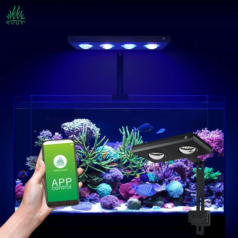 Week Aqua Z250 Sea Z400 Sea Bluetooth 3.0 Aquarium Marine Light Full Programmable A8se Led Saltwater Coral Reef Lamp