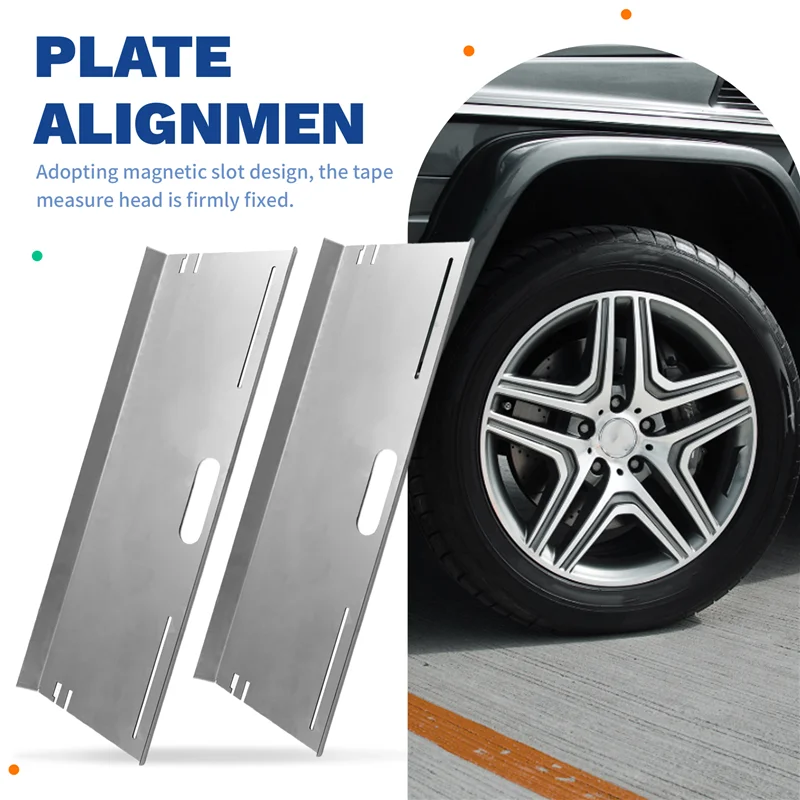 

A80X-Wheel Alignment Tool Wheel Alignment Plate Toe Angle Measurement Tool Plate Alignment Rods And Slots Accessories