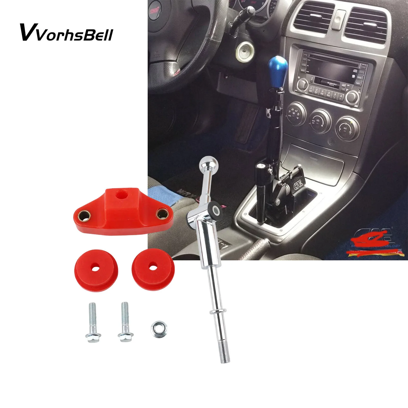 Racing Short Shifter With Stabilizer Bushing For 2008-2014 Subaru Impreza WRX Legacy 5 Speed