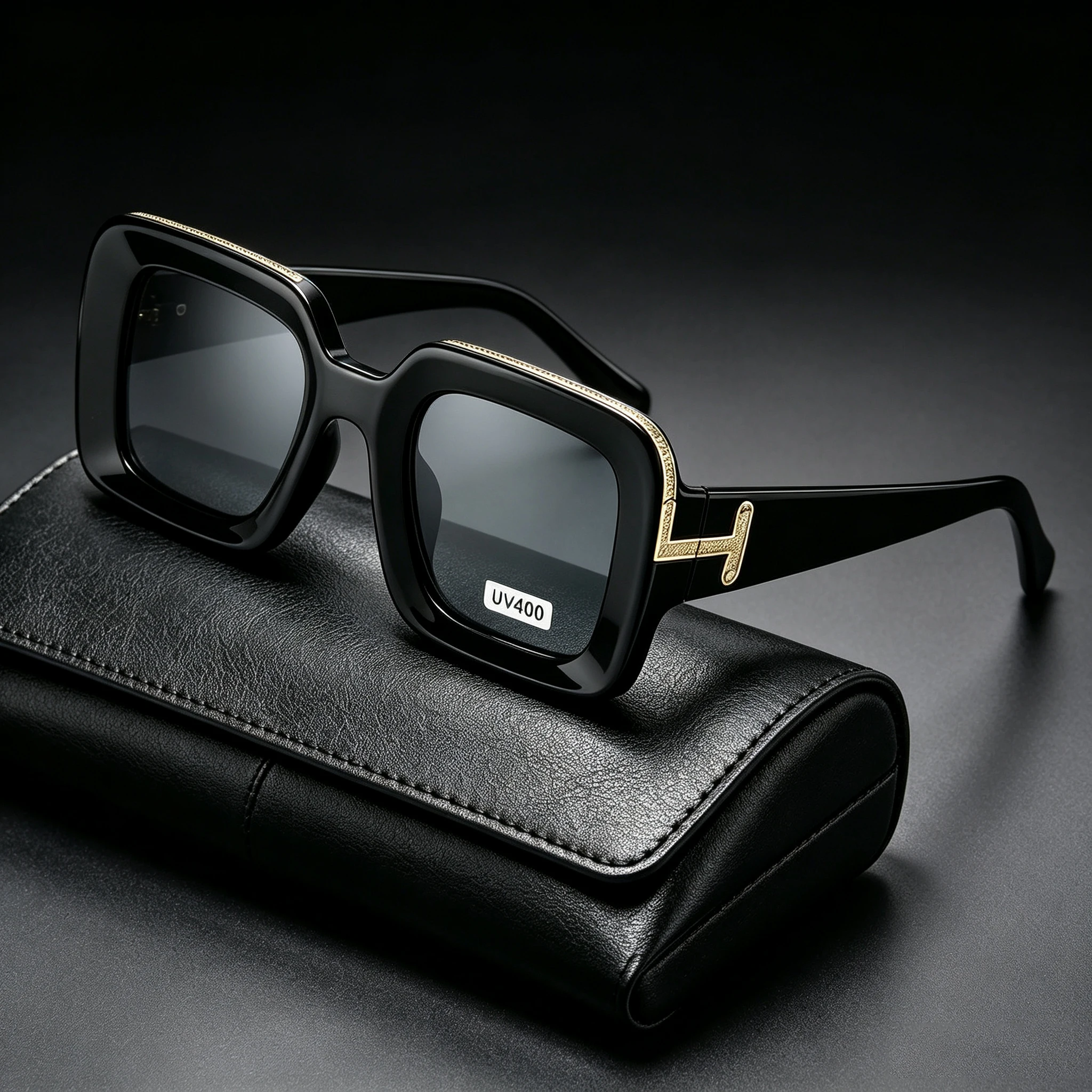 Square Thick Frame Sunglasses For Women Brand Design Luxury UV400 Protection Fashion Daily Driving Beach Party Sun Glasses 2026