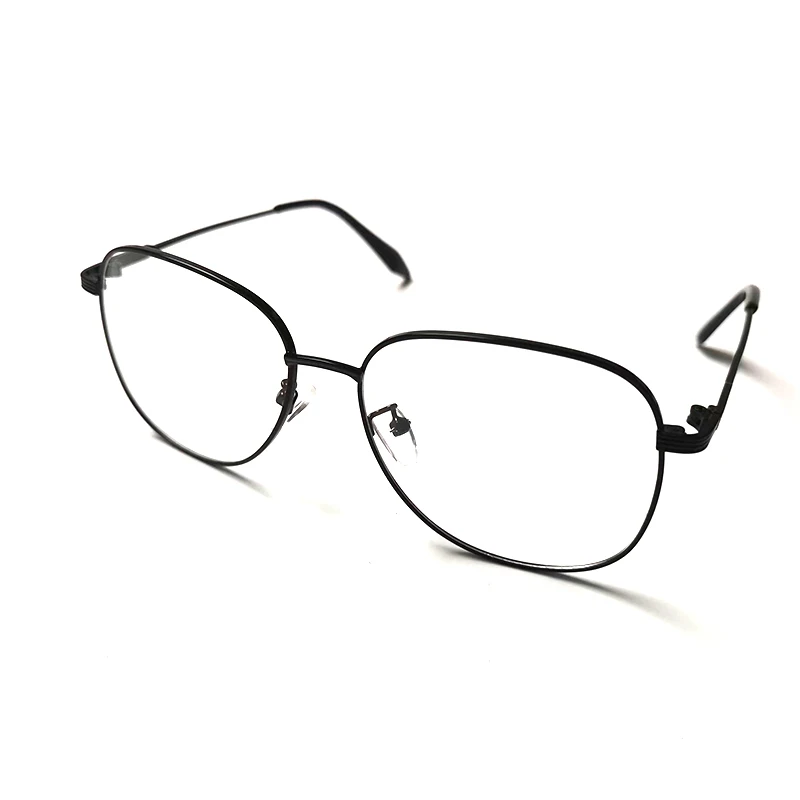 Men Women Bifocal Alloy Pilot Reading Glasses Double Light Gradient Oversized Frame Diopter Eyewear