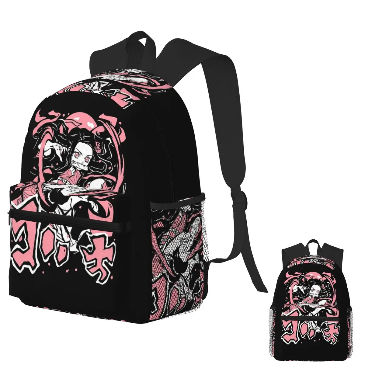 

Nezuko Kamado - Demon Slayer Student Backpack School Bag Hiking Travel Daypack for Men Women Fashion Bookbag Shoulder Bags