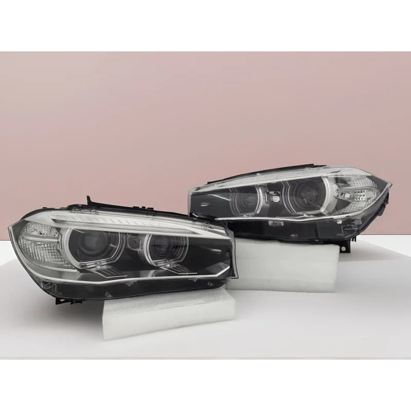 

For BMW X5 X6 F15 F16 F85 2 2015 2016 Used OEM Bi Xenon Headlight Left Right Sold Separately 63117317101 63117317102