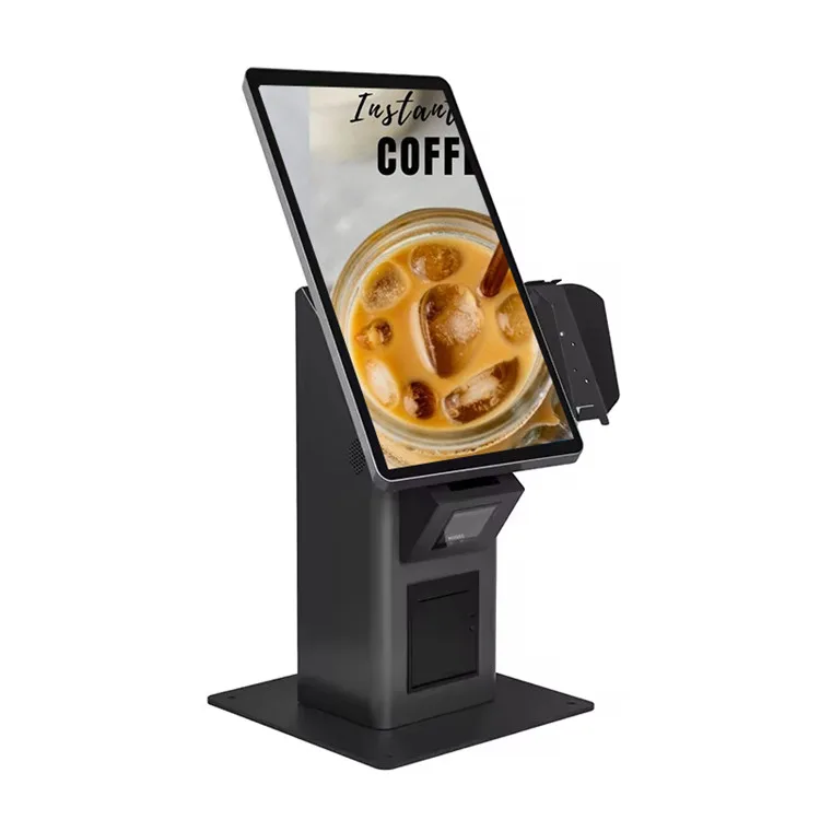 Floor Stand Self Kiosk Digital Android Window Restaurant Self Service Payment Kiosk Touch Screen Unattended Terminal Kiosk