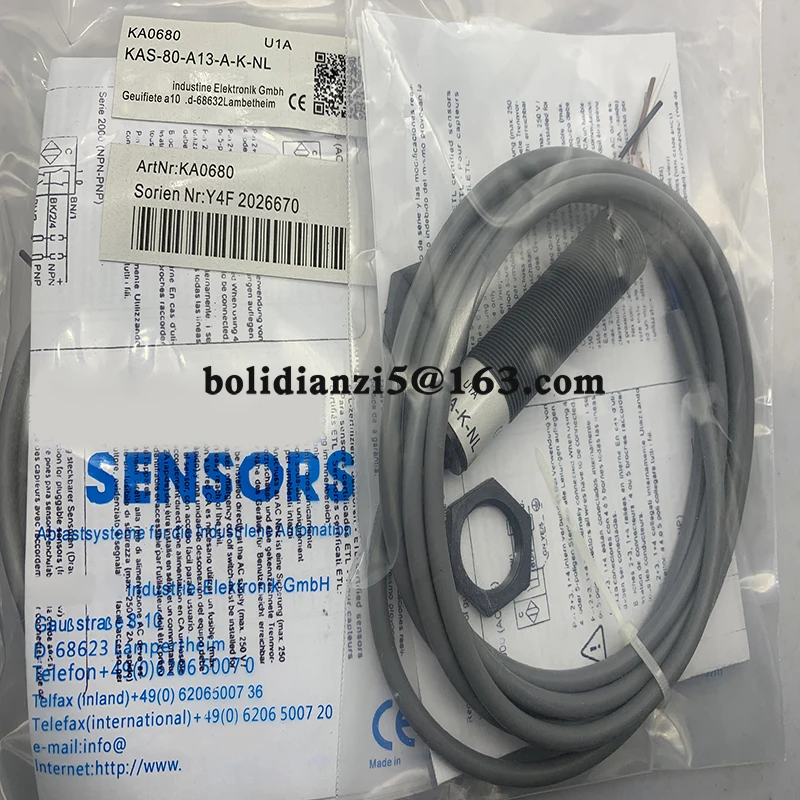 Sensor de interruptor de proximidad, KAS-80-20-A-Y5, KAS-80-20-S, KAS-80-23-S-M12, en stock, nuevo