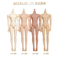 in stock MAF BODY KSS140 1/6 Male Soldier Super Flexible Joint Body 12'' Action Figure Fit 1:6 Head Sculpt Model