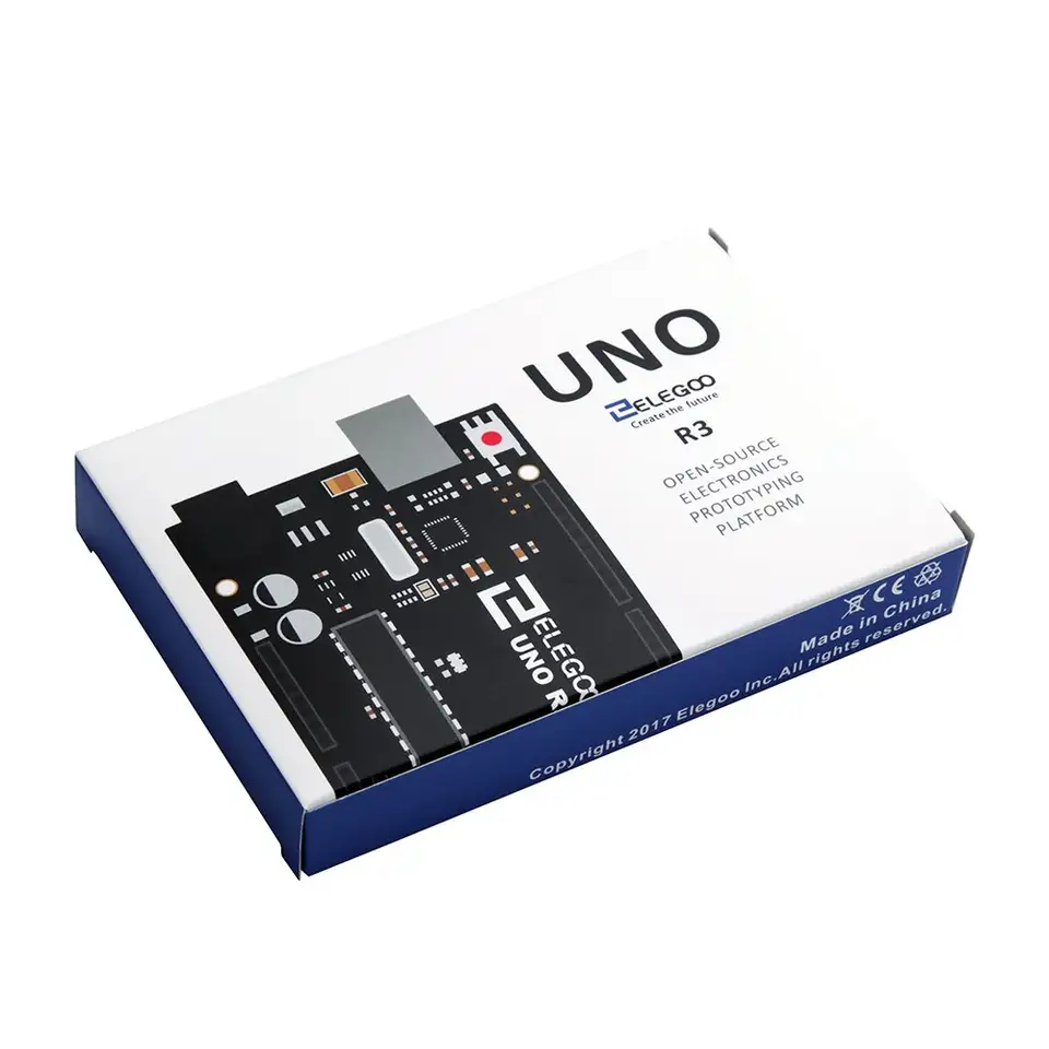 ELEGOO UNO R3 لوحة ATmega328P مع كابل USB (متوافق مع Arduino) لـ Arduino - 4