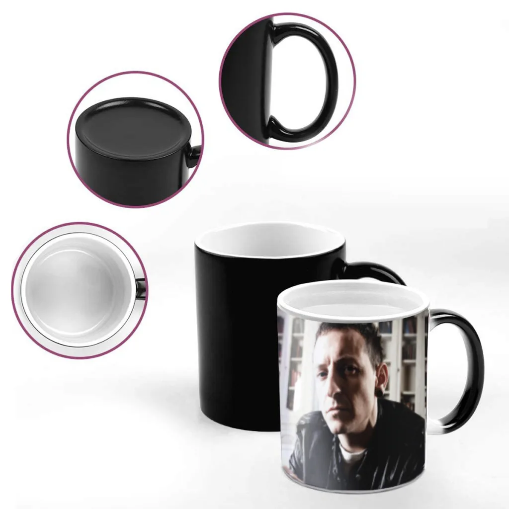 American Rock Legends-C-Chester-Bennington Creative Change Ceramic Mug Heat Revealing Coffee Cup Breakfast Cup Mug Gift