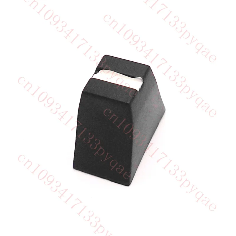 18pcs Black Potentiometer Fader Knob Cap 12mmLx7mmW For Pioneer Mixer Equalizer