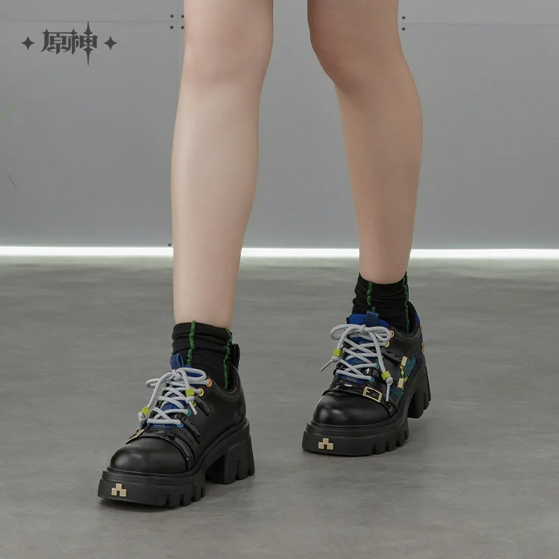 [رسمي] أحذية كينيش لعبة جينشين إمباكت ميهويو سلسلة الانطباع الأصلية ذات نعل سميك وأربطة حذاء واحد هدية تنكرية