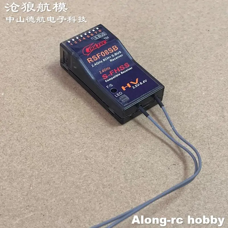 2.4G Receiver  RSF08SB  8CH 8 Channel Recievers  Compatible for Futaba S-FHSS S.BUS 10J 8J 6J 4GRS 4PX Remote Controller
