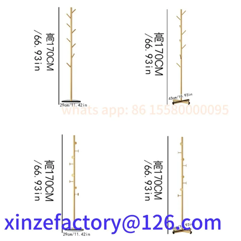 Customizable Modern luxury clothes hanger branch hook design | Multi functional assembly free