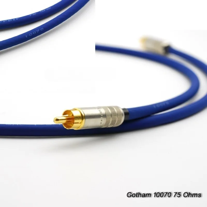 

10070 GAC-1 S/PDIF 75-ohm digital audio coaxial cable silver-plated clock cable