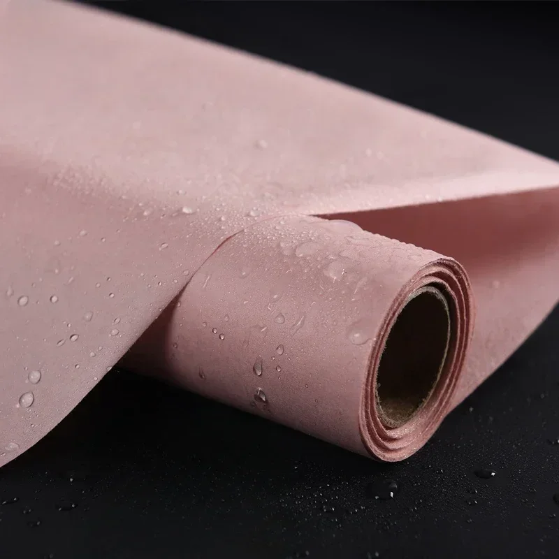 10 Yards New Korean Style Solid Color Kraft Paper Roll Girls' Floral Packaging Paper Rose Bouquet Material Floral Waterproofing