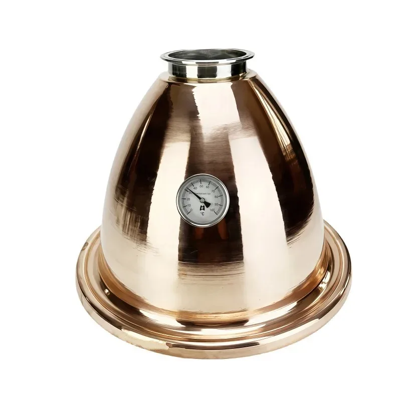 

【2026】2"/3"/4" High Purity Copper Lid Of Tank For Homebrewing Of Whiskey Or Brandy,Distillation Barrel Lid,Wall Thickness 1.5mm