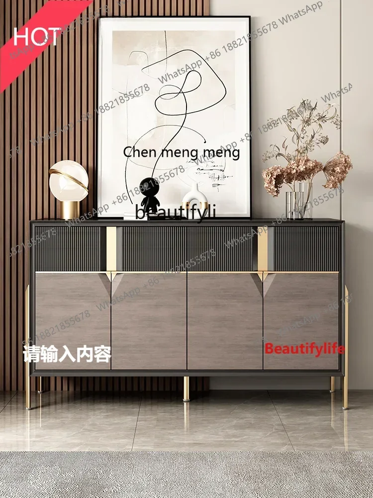 

A32 Italian Sideboard Cabinet Storage Organizer Shoe Cabinet Entrance All-in-One Entry Cabinet Lobby Hallway