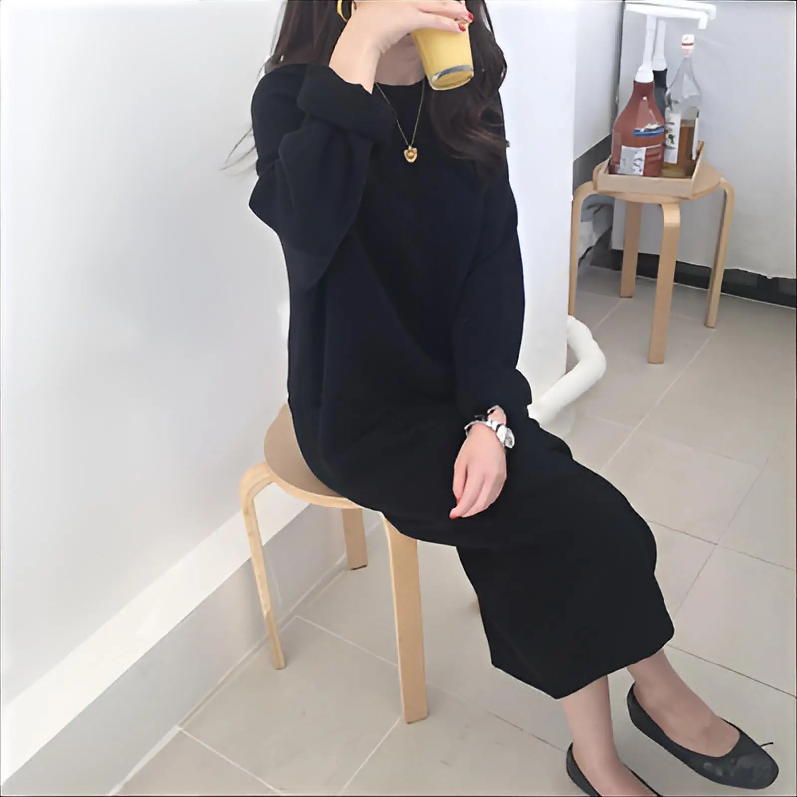 

Knee Length Pullovers Elegant Sweaters Jumpers Women Slim-Fitting Stretchable Hiking Moricore Comfy Star Print Plain Ribble Soft