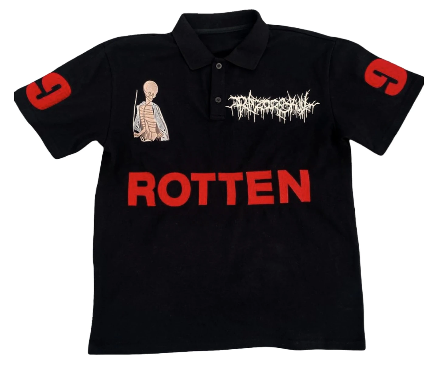 Y2K High Street Punk Europäisches und Amerikanisches Frühling-Sommer Herren Harajuku Gothic Paar-T-Shirt