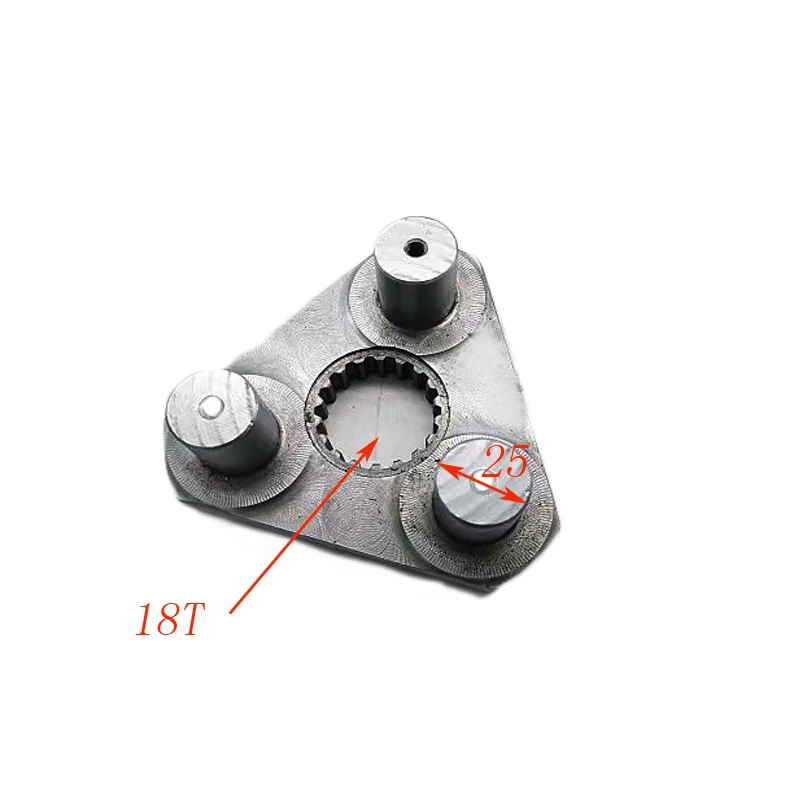 Excavator Parts Drive Gear Bracket Rotary Gear 18T Rotary Motor Vertical Shaft Gear Rotary Pump Reducer For Kubota U30 35