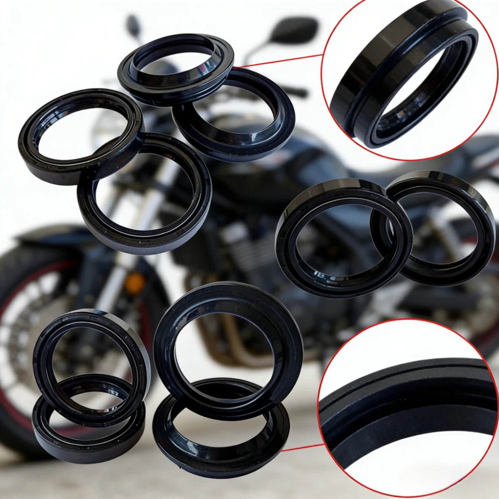 

2/4/8/16pc 43x55x9.5/10.5 Front Fork Oil Seal Cover For Yamaha MT-125 MT-03 MT03 320 660 MT01 1700 YZF R1 R6 YZF R1V TT600 XT600