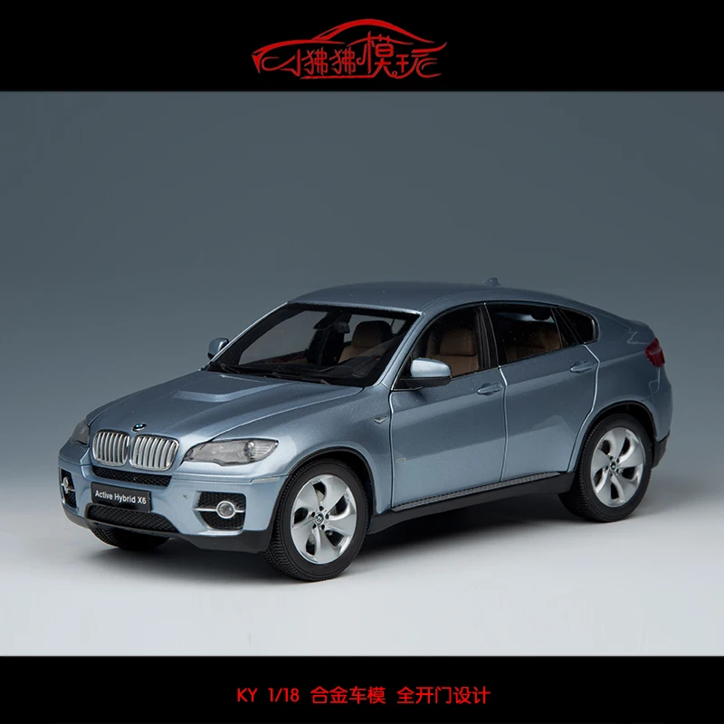 Kyosho 1:18 bmw X6 X6M suv collection of die cast alloy trolley model ornaments