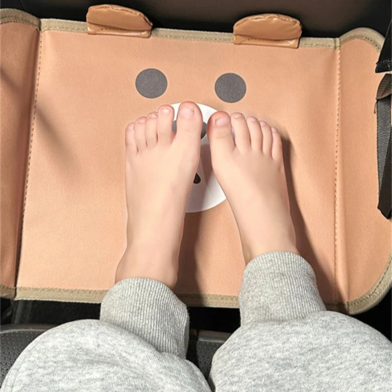 Portable Car Foot Rest Hammock Adjustable Backseat Suspension Footrest For Travel Office Auto Interior Accessory