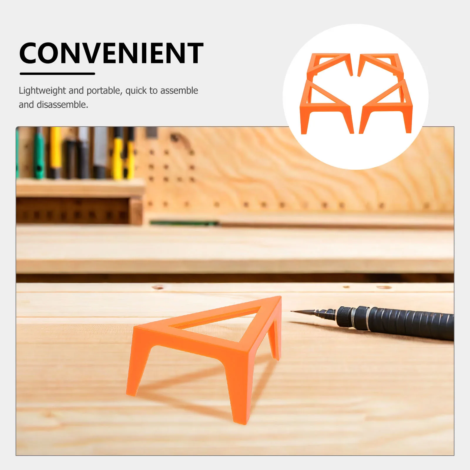 4 قطع دعامة دعم قماشية لصب الطلاء وحامل عالي التحمل قابل للتعديل ومريح لتوفير المساحة والتخزين وسهل التجميع #4