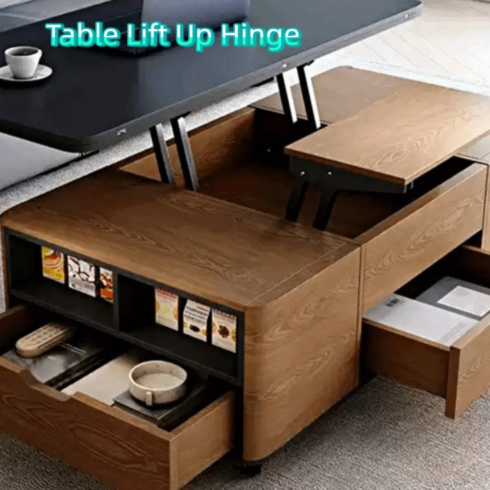

Heavy Duty Steel Lift Up Coffee Table Mechanism Multifunctional Anti-corrosion Table Lift Up Hinge Adjustable Height
