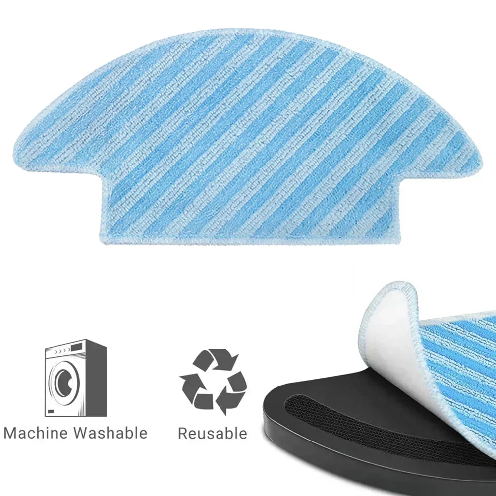 1pc Detachable Brackets & 2pcs Mop Cloth For Lafant M210 Robot Vacuum Cleaner Washable Reusable Strong Mop Cloth Brackets