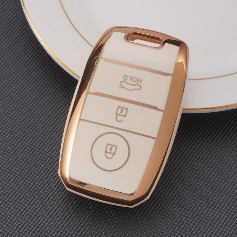 3 4 Buttons TPU Car Key Case FOB Cover for Kia Ceed Rio Rio5 Sportage R K3 KX3 K4 K5 Ceed Sorento Cerato Optima 2015 2016 2017