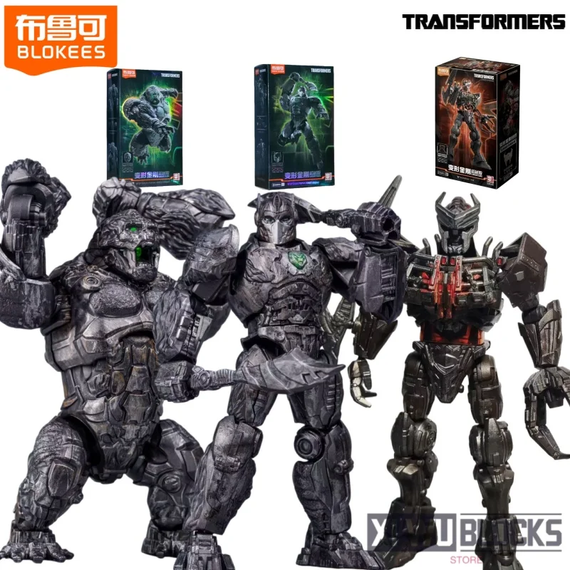 

BLOKEES Трансформеры Сборка Строительные Блоки Человек Optimus Prime Scourge Optimus Primal Мобильная Модель Орнамент Коллекция Подарок