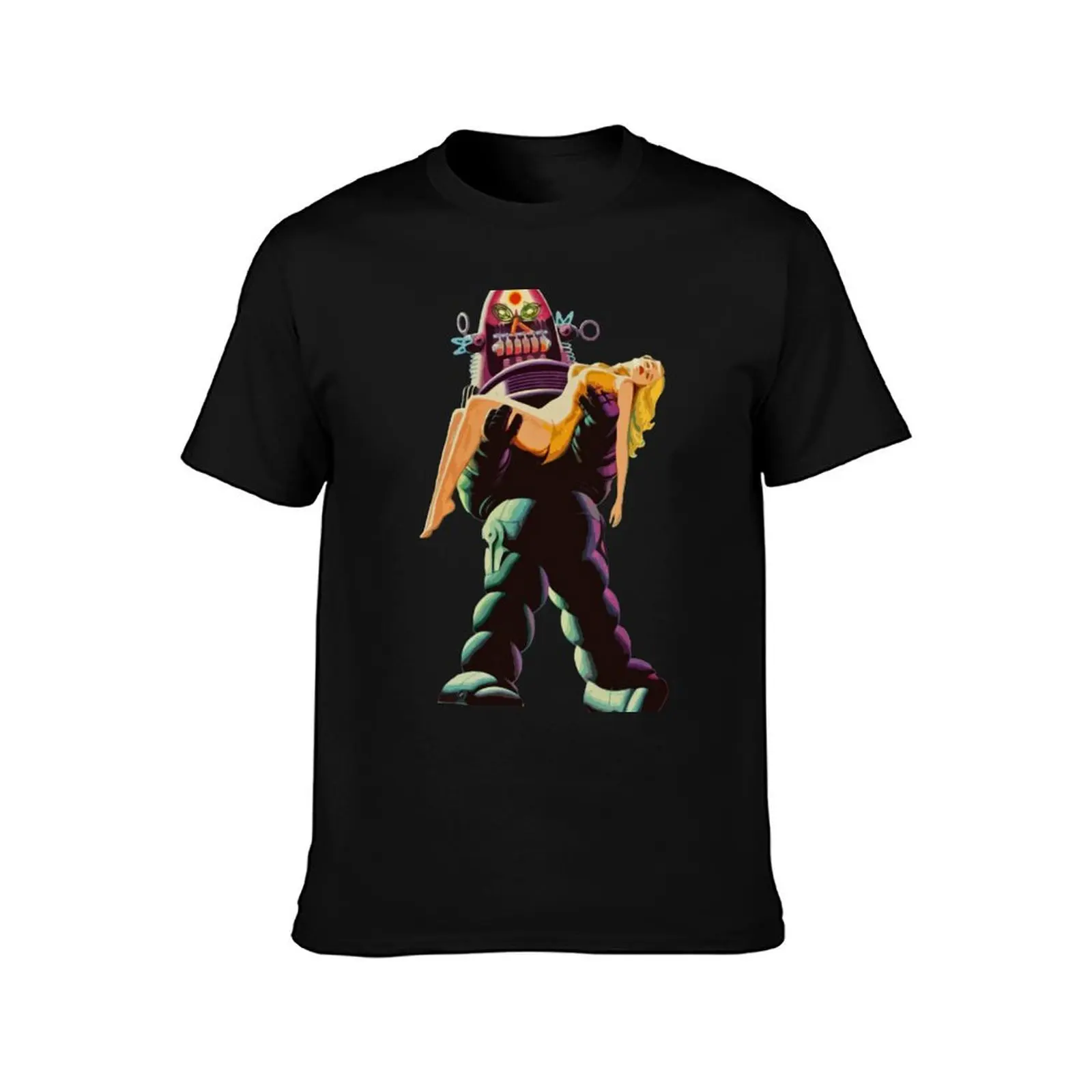 Robby the Robot T-Shirt Summer Sports Quick Dry T-Shirt
