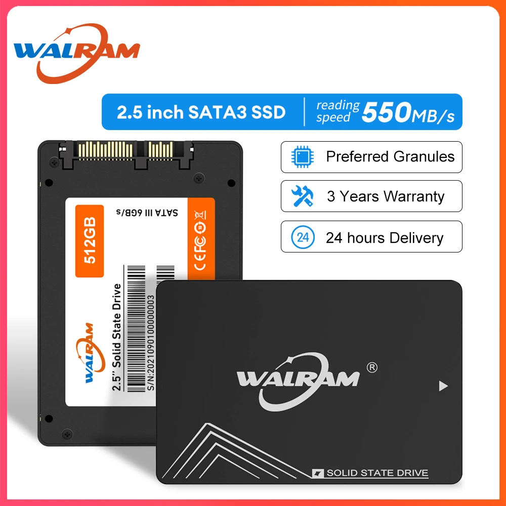 WALRAM 2tb SSD 120GB 240GB ssd hard disk 4tb 128GB 512GB 256GB 