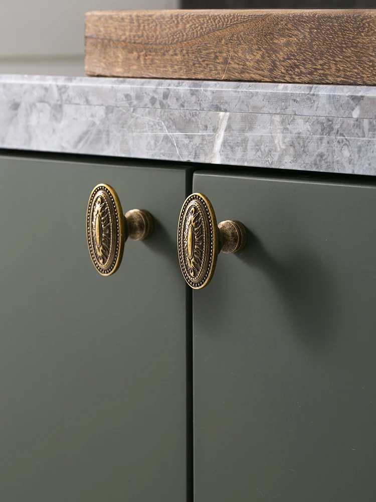 

Антикварная латунная ручка для шкафа, мебельная ручка, мебельная фурнитура