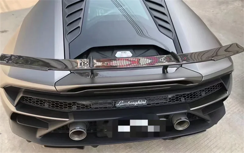 

LANOUT для Lamborghini Huracan LP610 EVO N стиль сухой углеродное волокно задний спойлер обвес комплект переднего бампера задний бампер боковые юбки