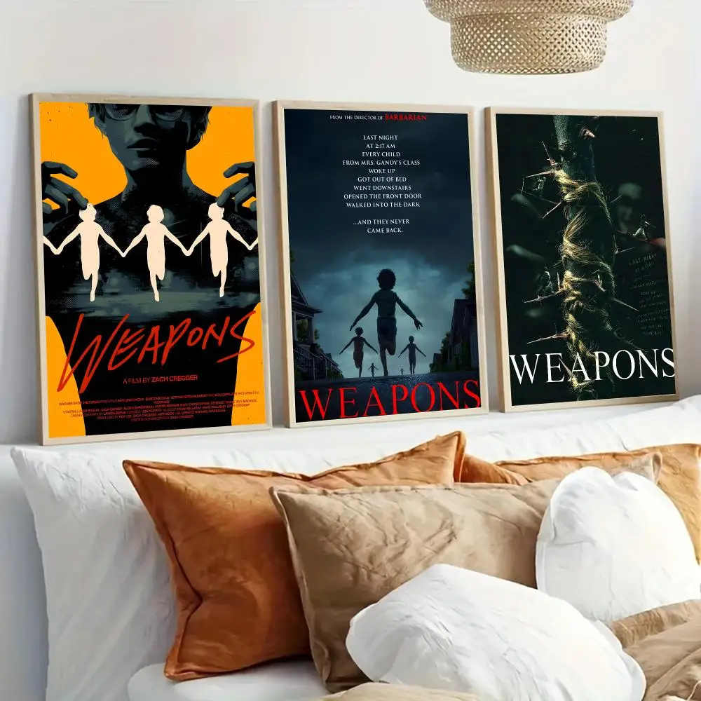 Movie W-Weapons Poster Modern Home Living Bedroom Bar Hallway Waterproof Wall Art Aesthetic Decor