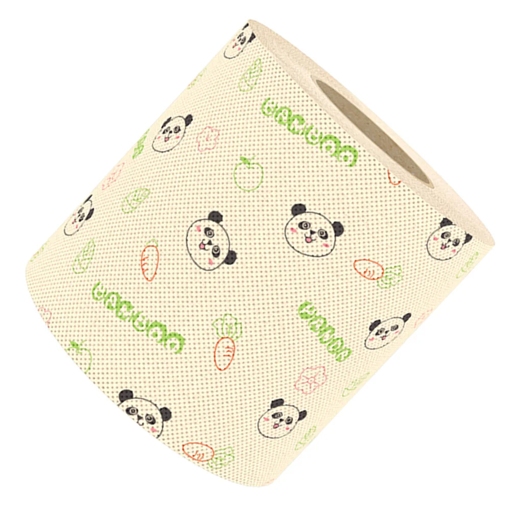 Panda Toilet Paper Roll Decorative Printed Toilet Tissue for Bathroom Kitchen Cute Bamboo Paper Towels