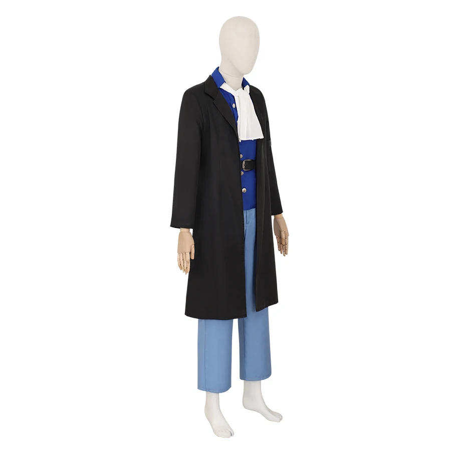 Anime Sabo from  Cosplay Costume Cloak Mens Suit Halloween coat vest shirt pant tie uniform Hat set