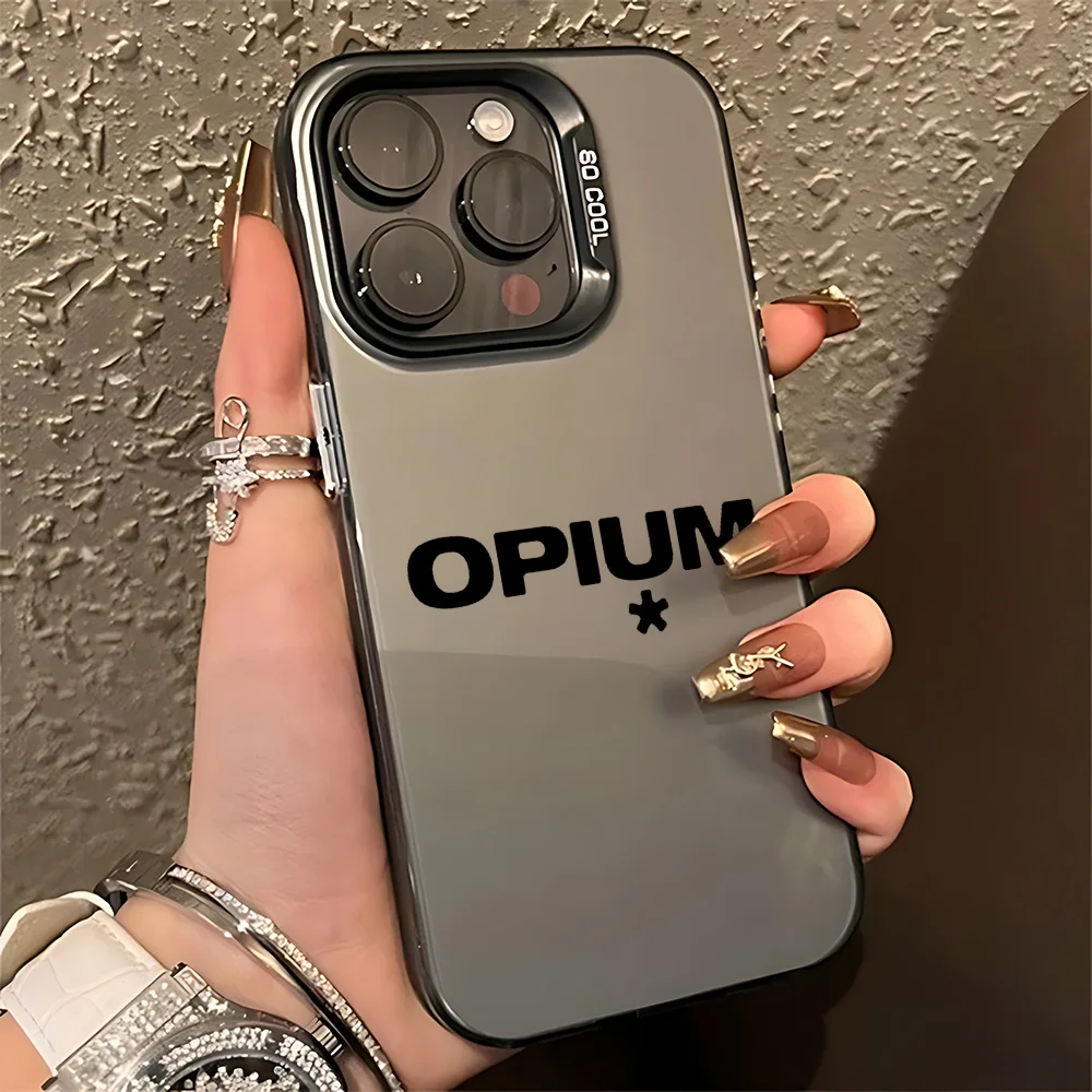 Rap Playboi Carti Phone Case O-Opium For iPhone 16e 16 15 14 13 12 11 mini Pro Max X XR XSMAX 8 7 Plus Anti Fall Matte Cover - náhled 5