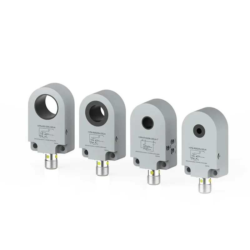 Inductive ring counting sensor, spring screw, metal wire breakage detection, proximity switch sensitivity adjustable