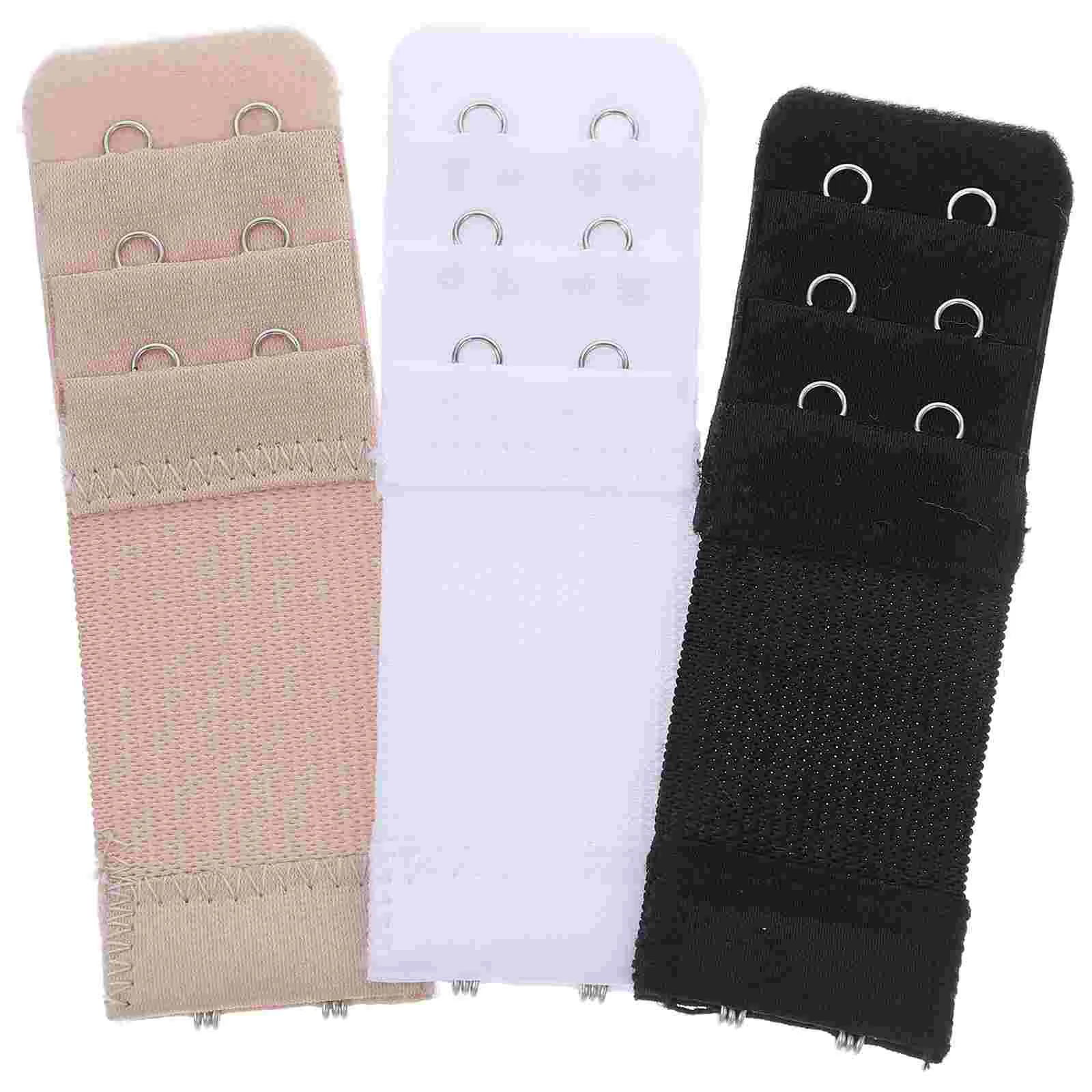 

6 Pcs Extenders 4 Hook Plus Size Lengthened Strap Extension Buckle Women's Extensions Lingerie