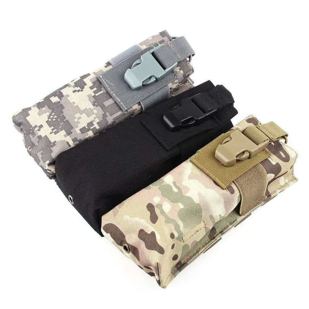 

Tactical Water Bottle Bag Molle Radio Pouch Outdoor Airsoft Camping Hunting Kettle Canteen Holder Walkie Talkie Holster